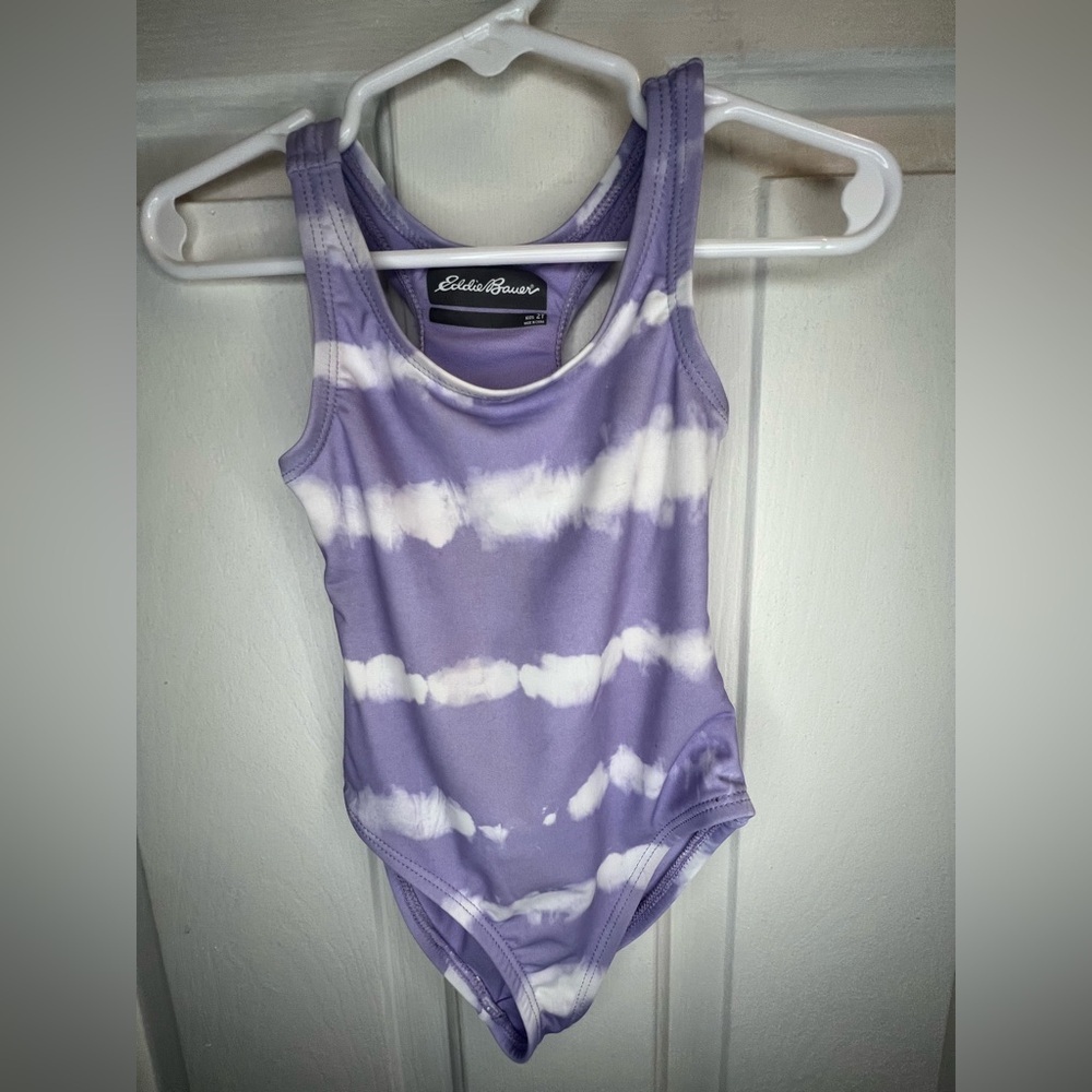 Eddie Bauer Purple Tie-Dye Kids One Piece